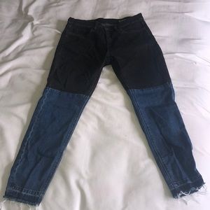BLANK NYC two tone denim jeans